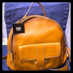 Frye Leather Backpack-Olivia